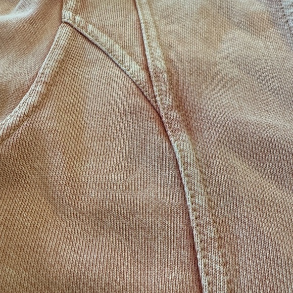 Anthropologie Maeve Pigment Dyed Tie Front Pullover Sweatshirt / xsmall - Picture 4 of 11